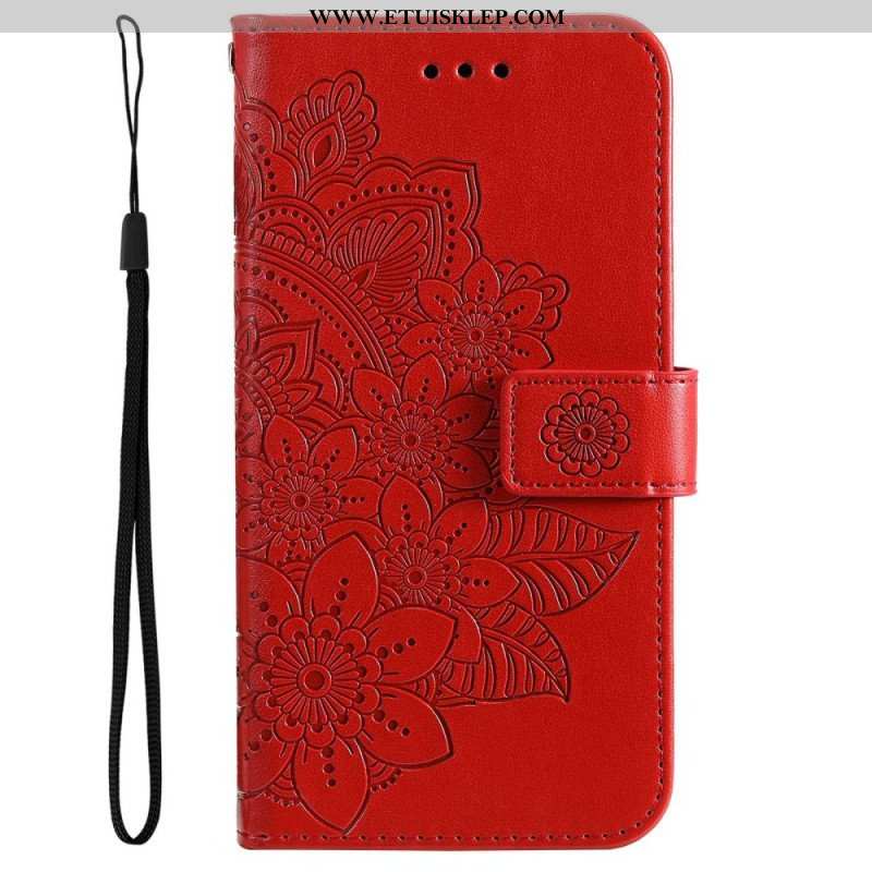 Etui Na Telefon Pokrowce do Oppo Reno 8 Pro z Łańcuch Kwiatowy Na Ramiączkach